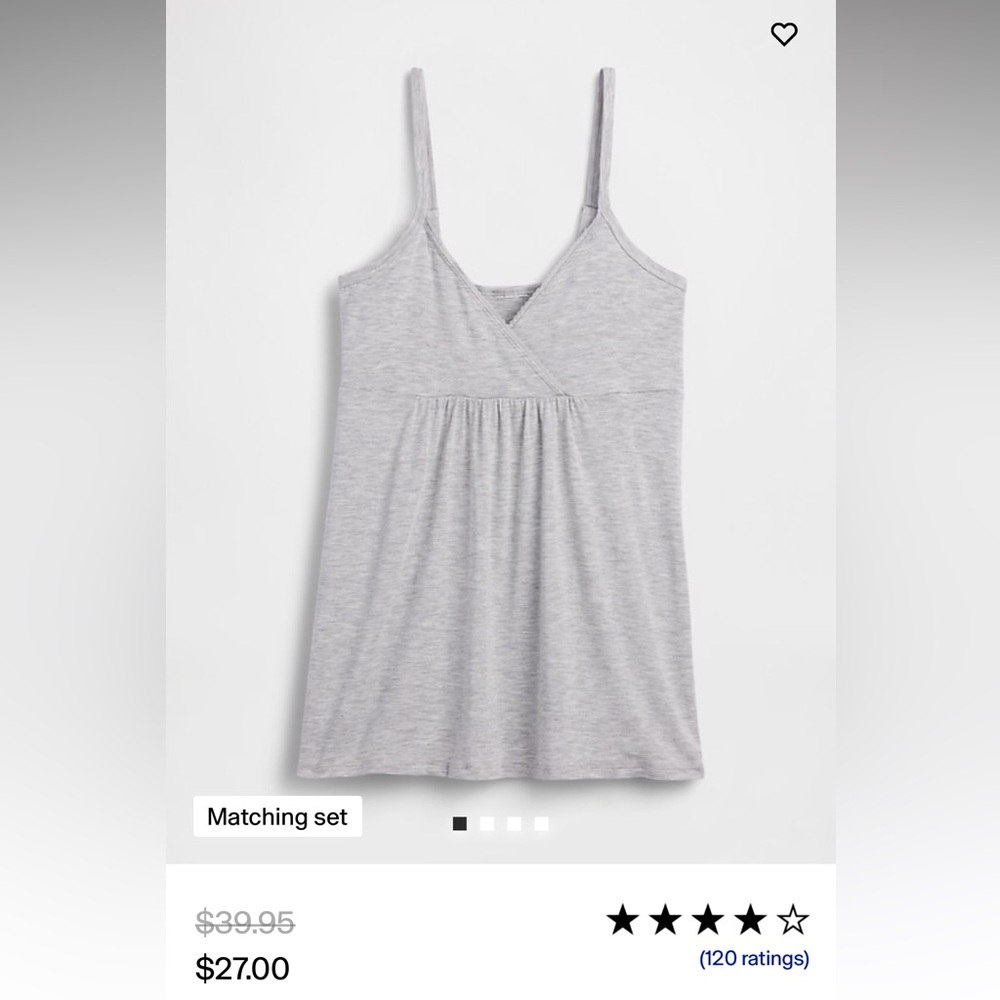 Gray Sleeveless Top